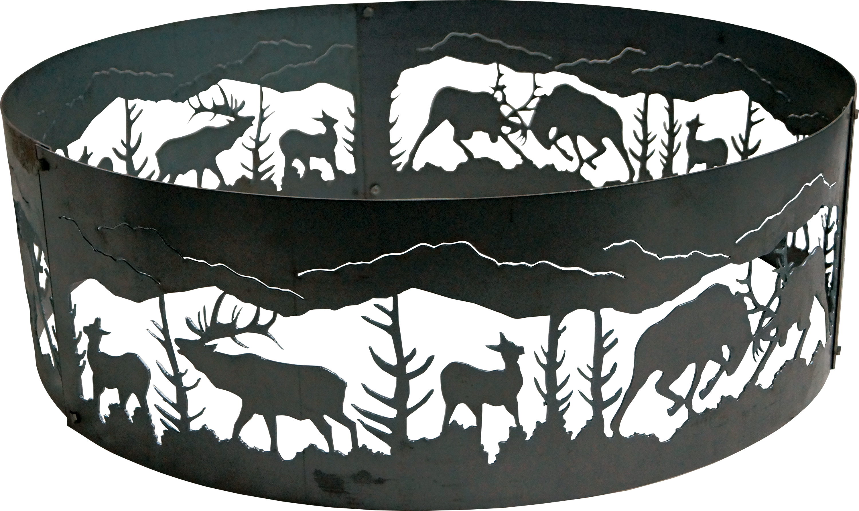 P&D Metal Works Fighting Elk Campfire Ring | Cabela's
